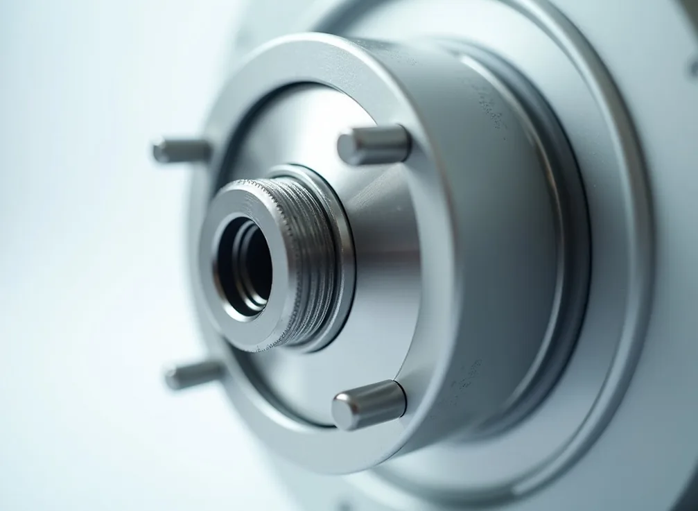 Macro close-up of rotor chamber and tube positions of a small lightweight centrifuge